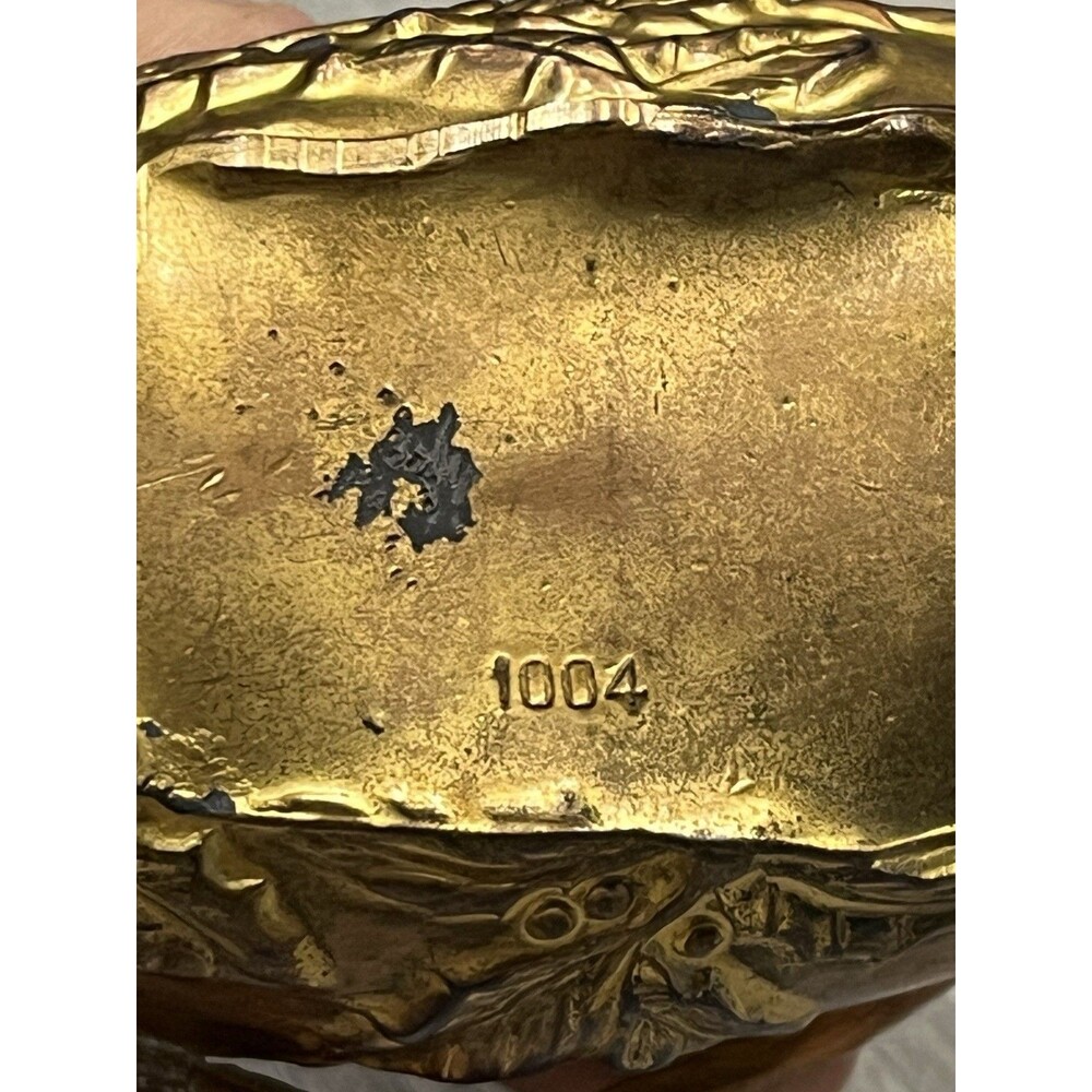 Jewelry Casket Trinket Box Metal Art Nouveau Art Deco Roses Vintage Victorian - Picture 4 of 9